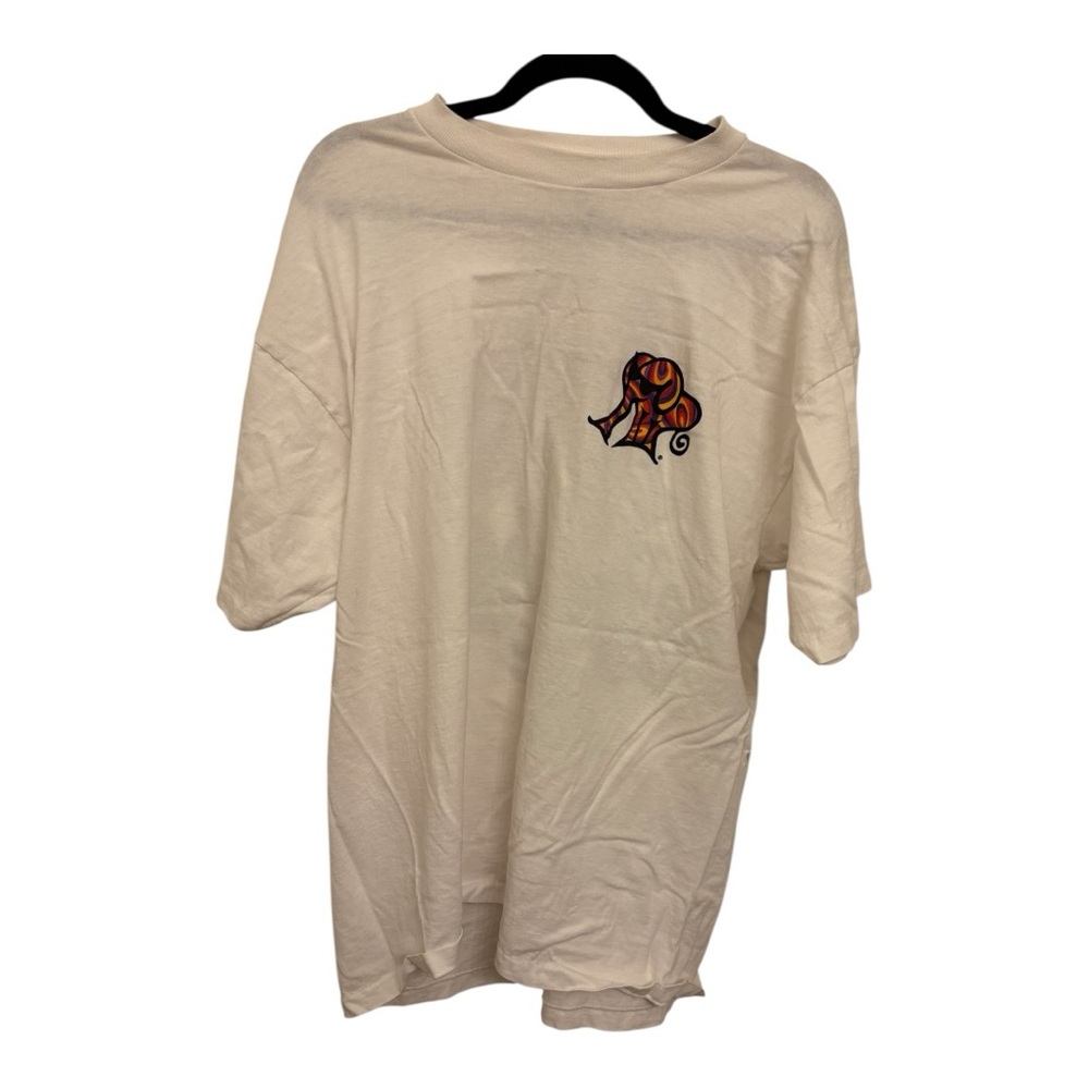 Vintage Trunks Psychedelic Elephant Graphic Tee – Unisex XL Streetwear